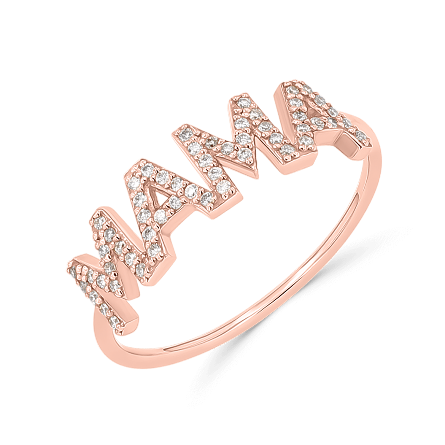 Diamond MAMA Ring