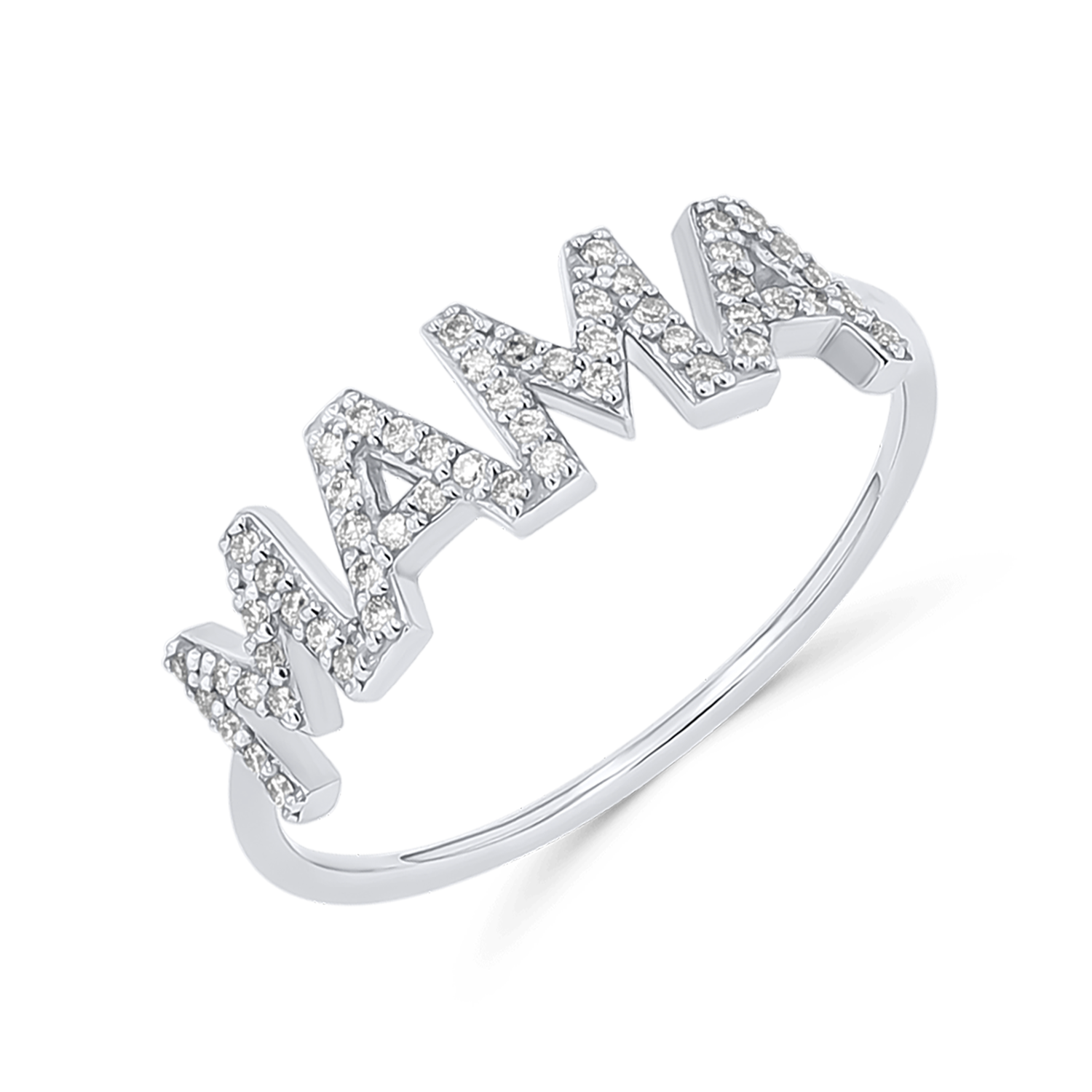 Diamond MAMA Ring