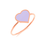 Kids Enamel Heart Ring