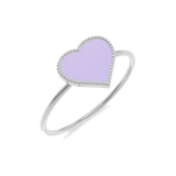 Kids Enamel Heart Ring
