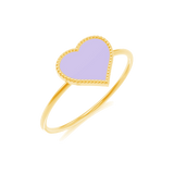 Kids Enamel Heart Ring