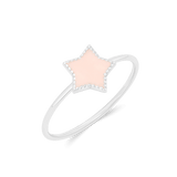 Enamel Star Ring