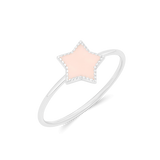 Kids Enamel Star Ring