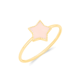 Enamel Star Ring