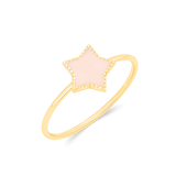 Kids Enamel Star Ring