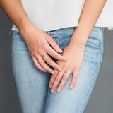 Petit Diamond U-Pave Engraved Ring