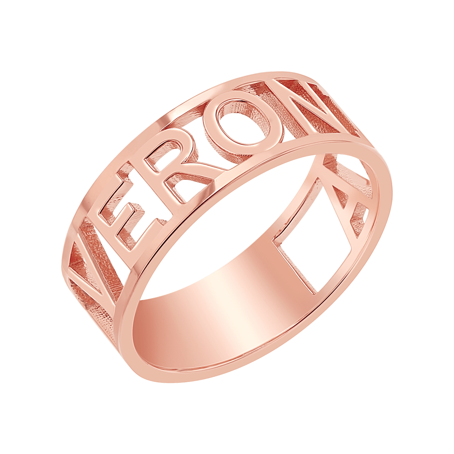 Custom Name Band Ring