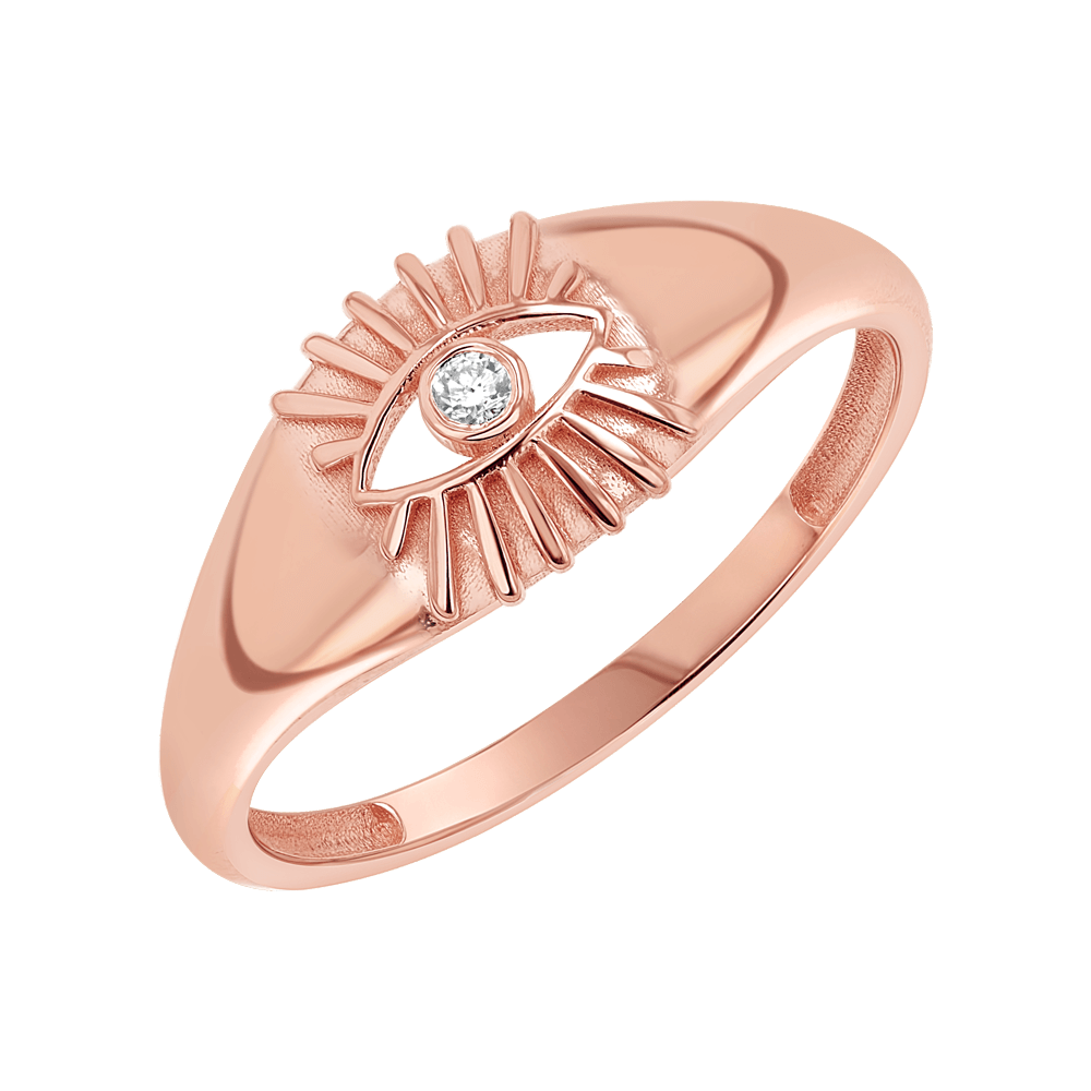 Sunbeam Evil Eye Ring