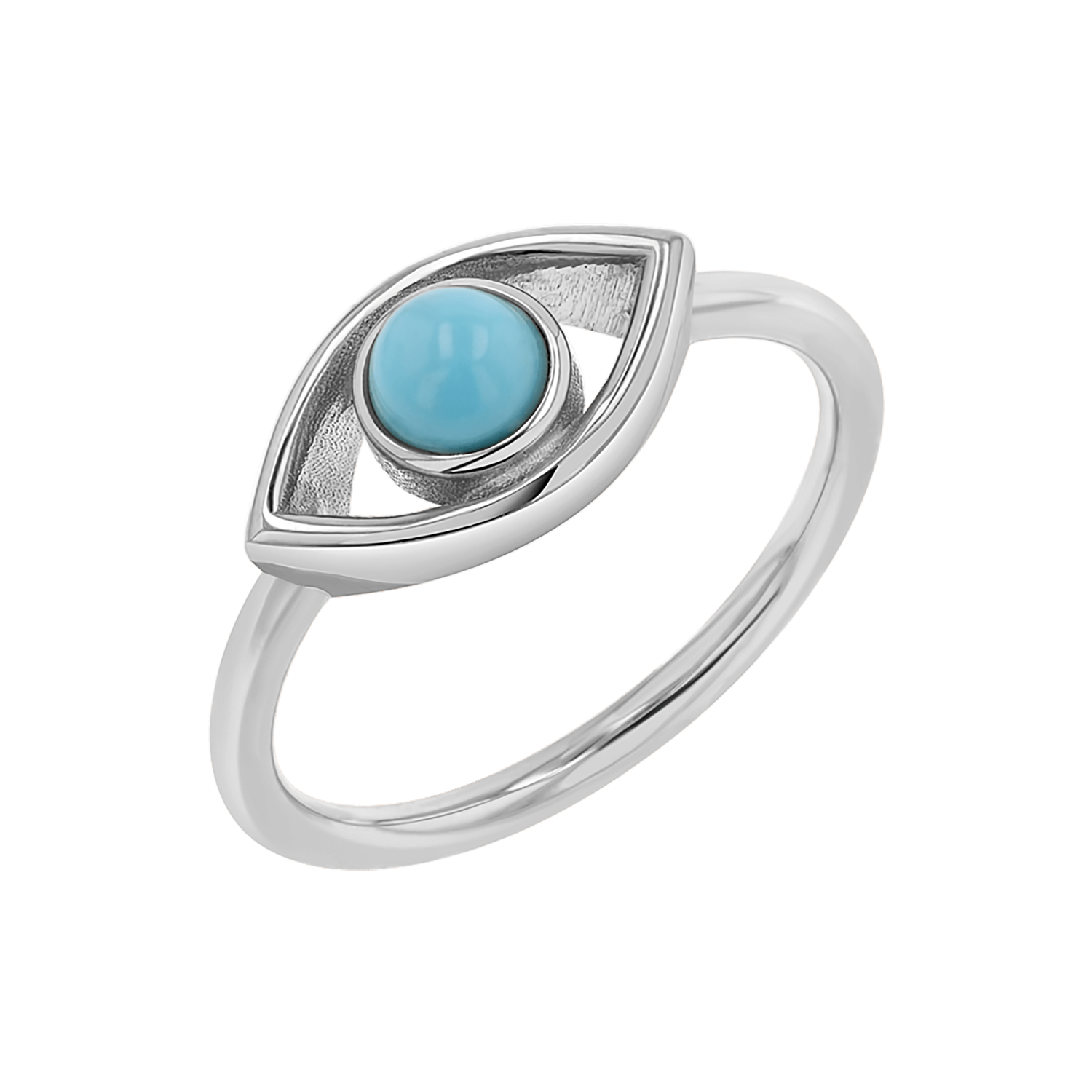 Turquoise Evil Eye Ring