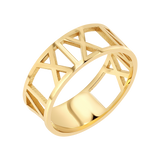Custom Roman Numeral Ring