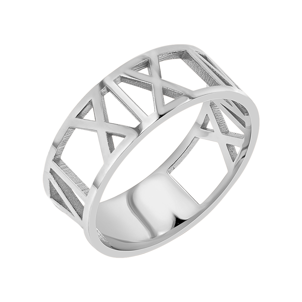 Custom Roman Numeral Ring