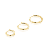 Moyen Solid Huggie Hoop Earrings