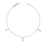 Diamond Pear Drop Bracelet