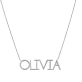Diamond Sprinkle Name Necklace