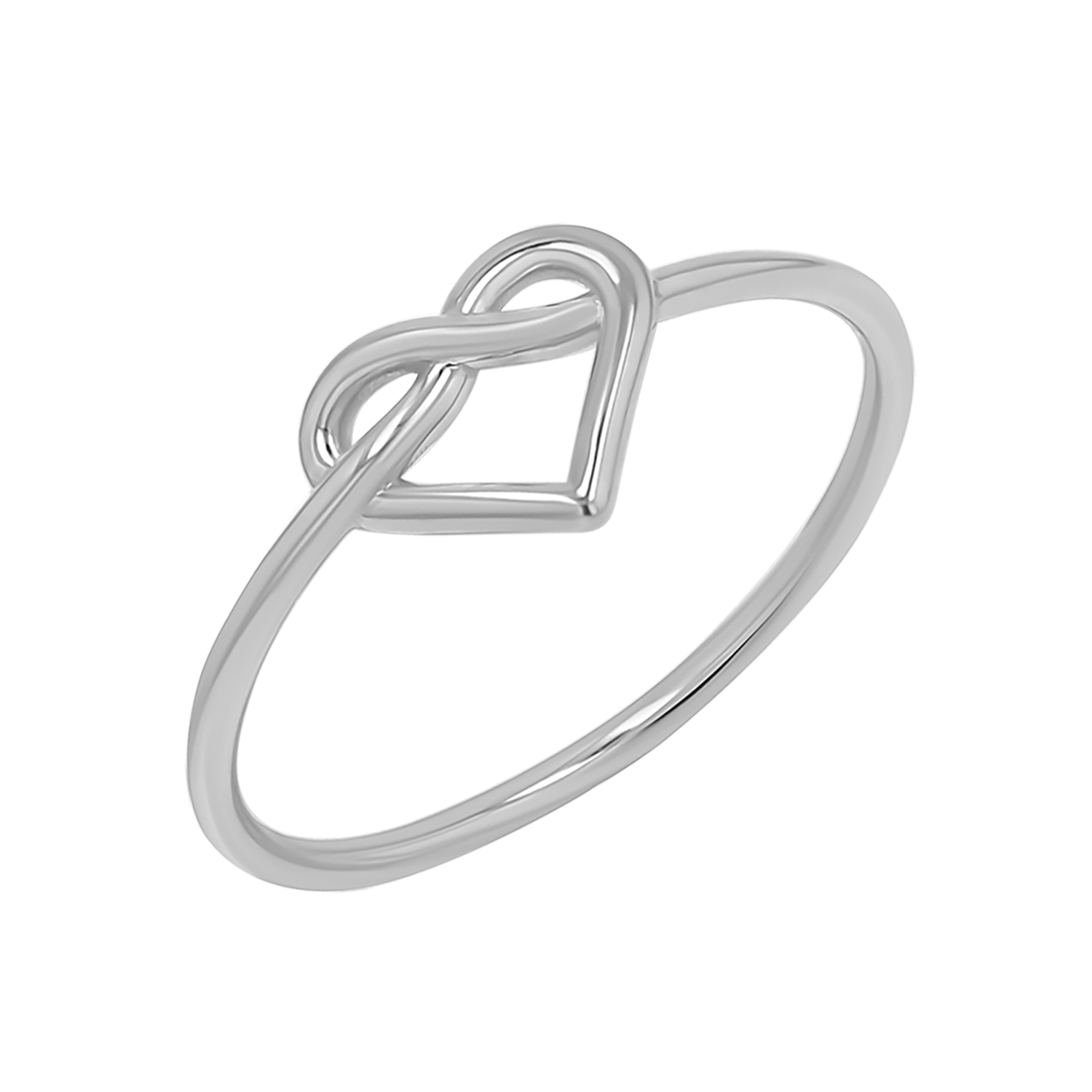 Heart Love Knot Ring