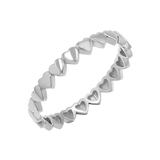 Heart Eternity Ring