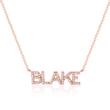 Diamond Custom Name Necklace
