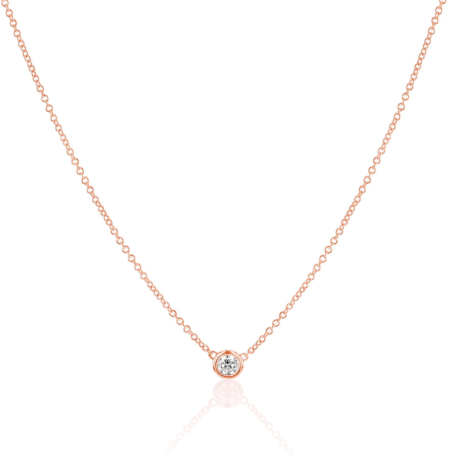 Kids Solitaire Diamond Necklace