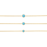 Turquoise Solitaire Bracelet