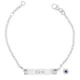 Classic Engravable ID Bracelet with Round Eye Charm