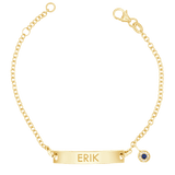 Kids Classic Engravable ID Bracelet with Round Eye Charm
