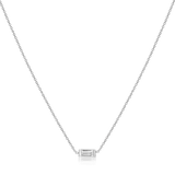 Baguette Diamond Necklace