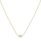 Baguette Diamond Necklace