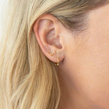 Ball Huggie Hoop Earrings