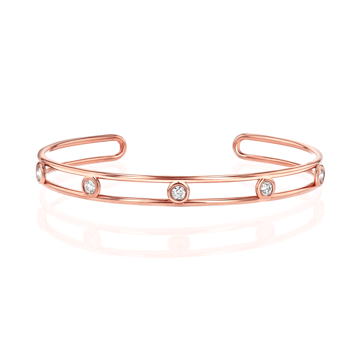 Bubble Diamond Cuff