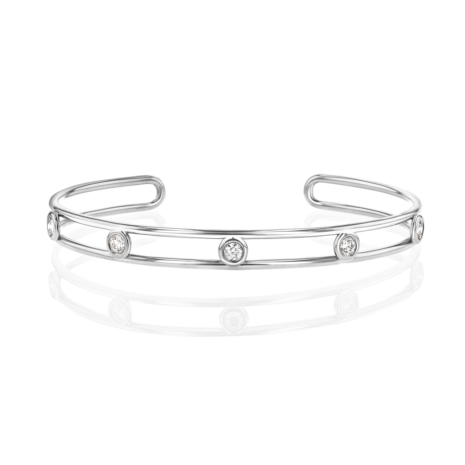 Bubble Diamond Cuff