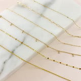 Petit Sequin Chain Anklet