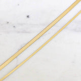 14K Gold Thin Herringbone Bracelet 3mm