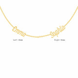 Deux Name Necklace