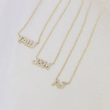 Diamond Custom Name Necklace