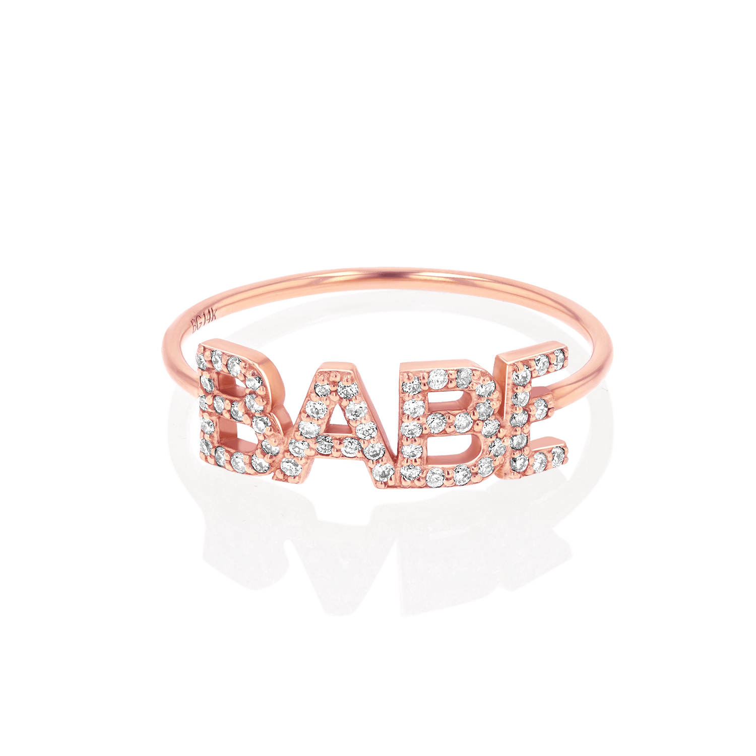 Diamond BABE Ring