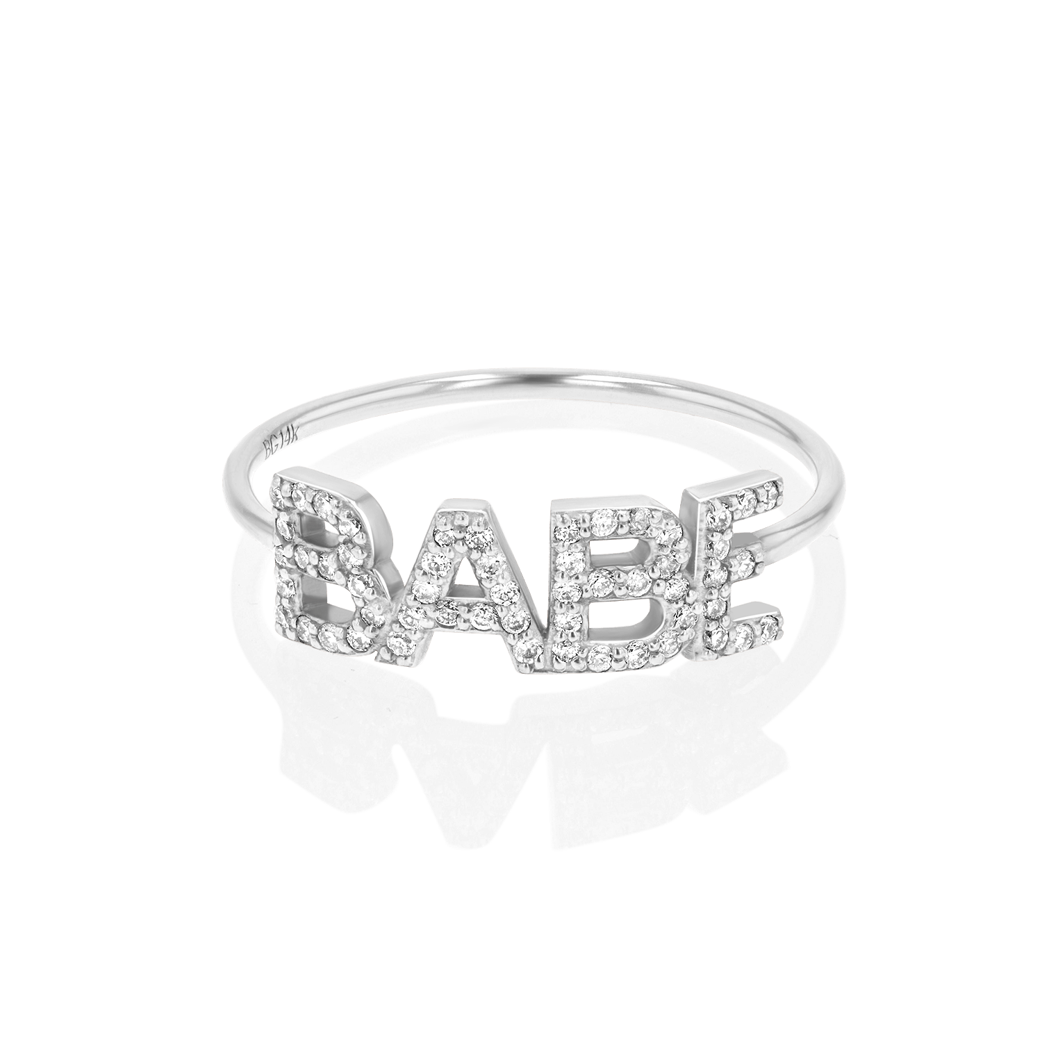 Diamond BABE Ring