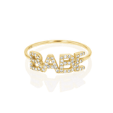 Diamond BABE Ring