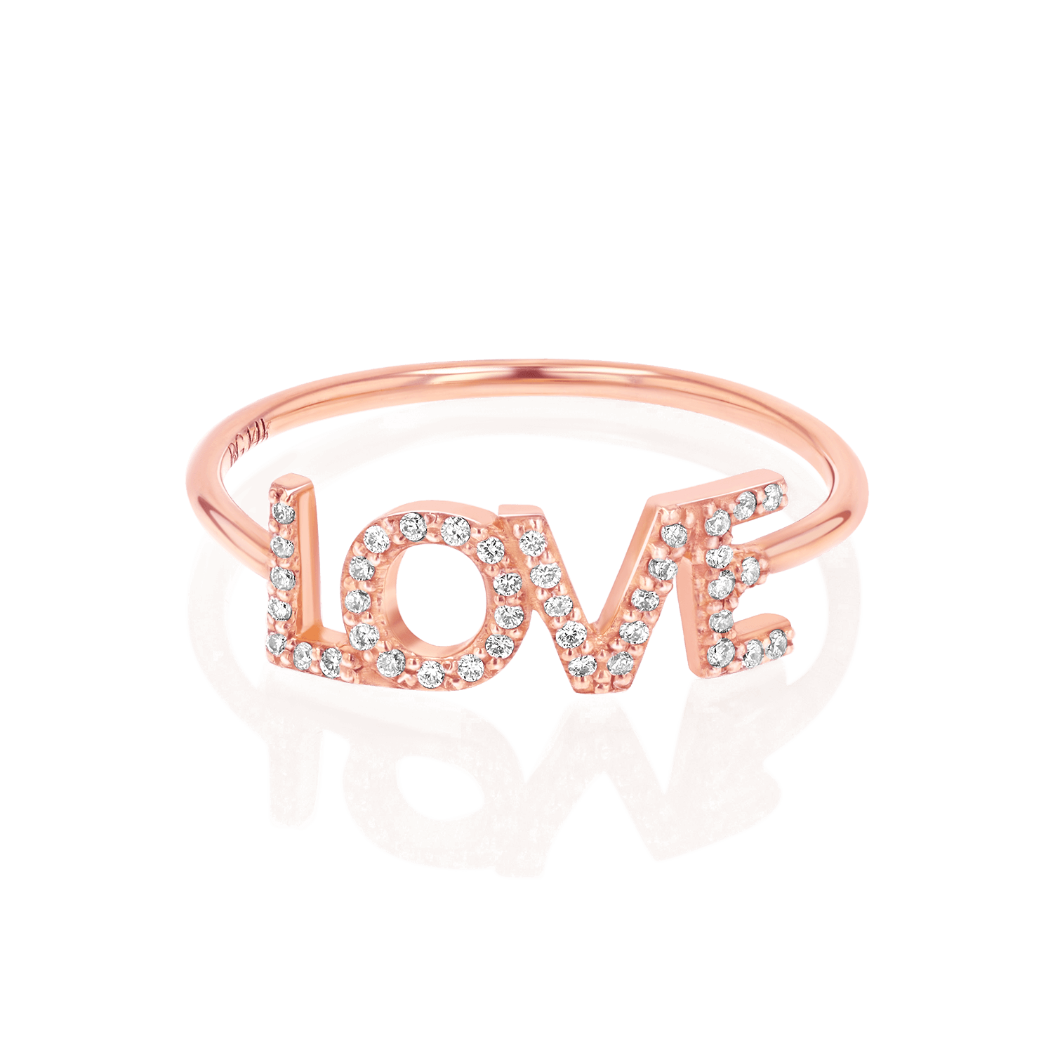 Diamond LOVE Ring