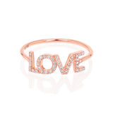 Diamond LOVE Ring