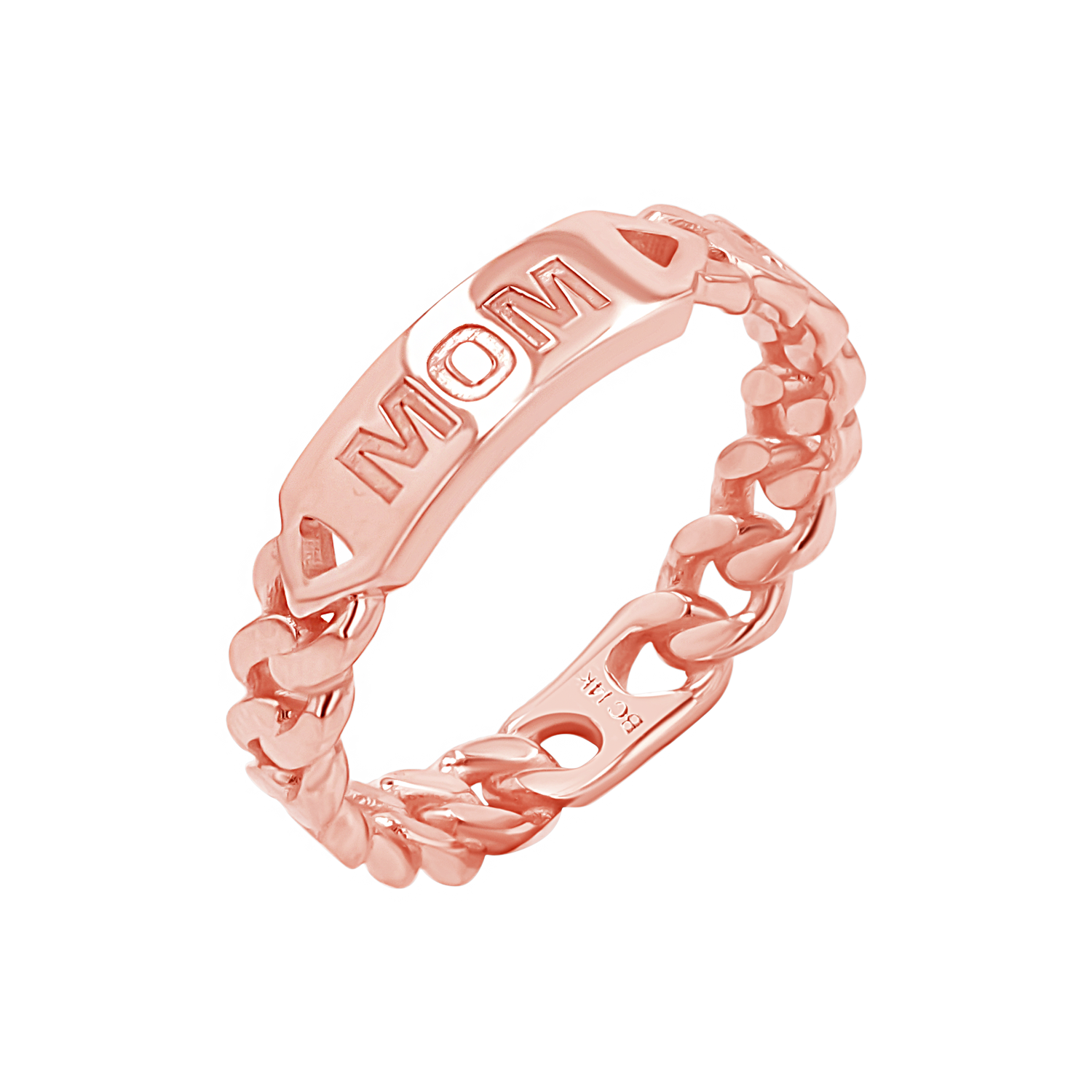 Engravable Cuban Link Ring