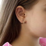Shapes Baguette Huggie Earrings